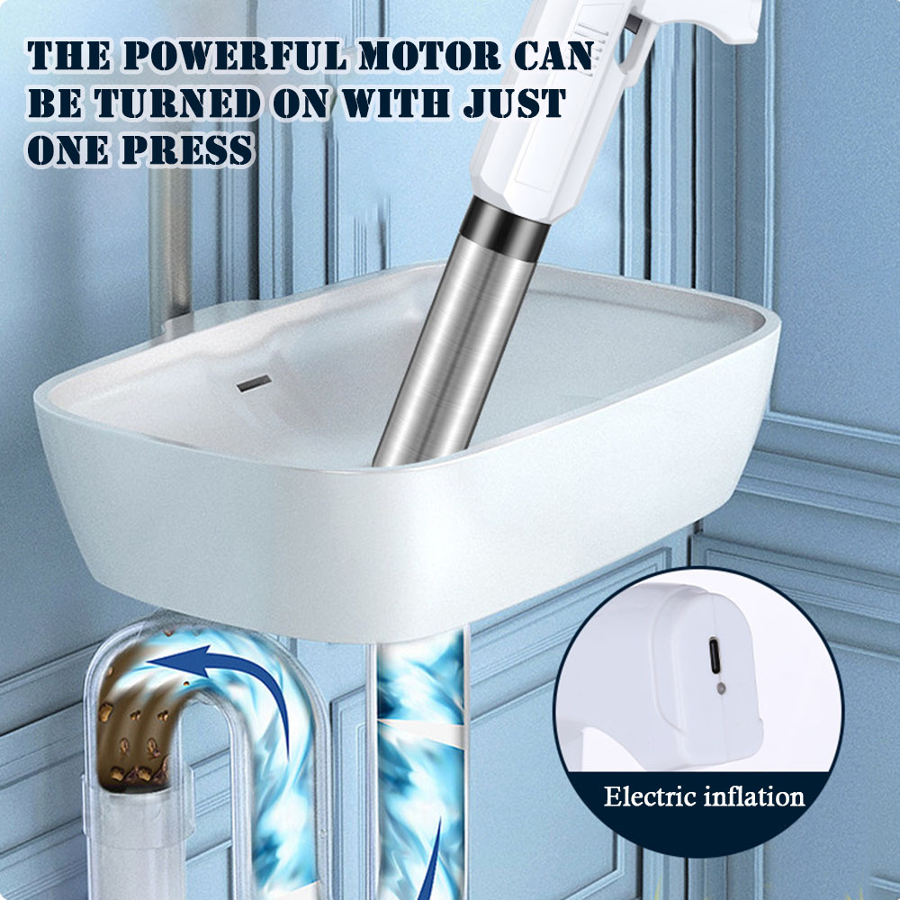 Power Tools Pneumatic - Powerful Electric Toilet Plunger Shock Wave