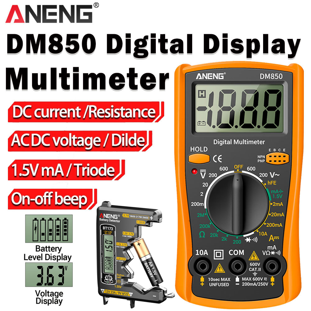 Power Tools Software - ANENG DM850 Digital Multimeter+BT173 High-Precision Voltage