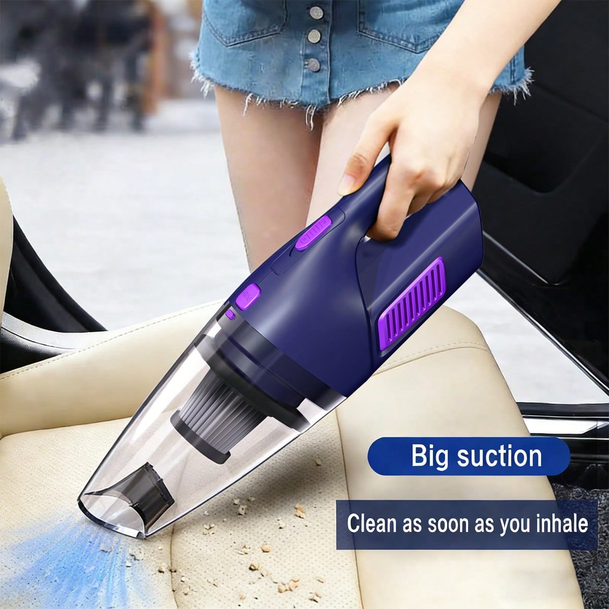 Power Tools For Home - CascadeVac Handheld Car Vacuum Cleaner, Strong