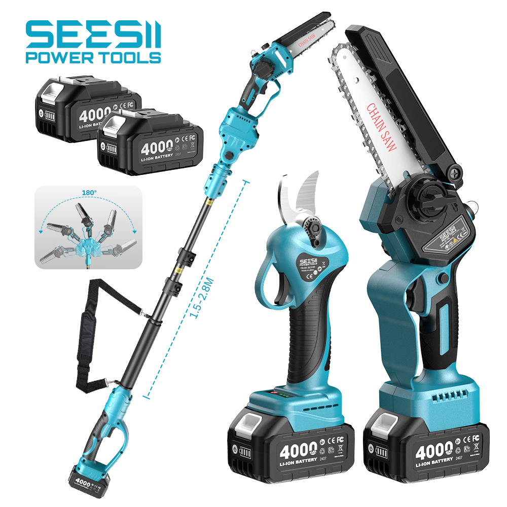 Power Tools Makita Set - SEESII 3-in-1 Brushless Cordless 30mm Electric