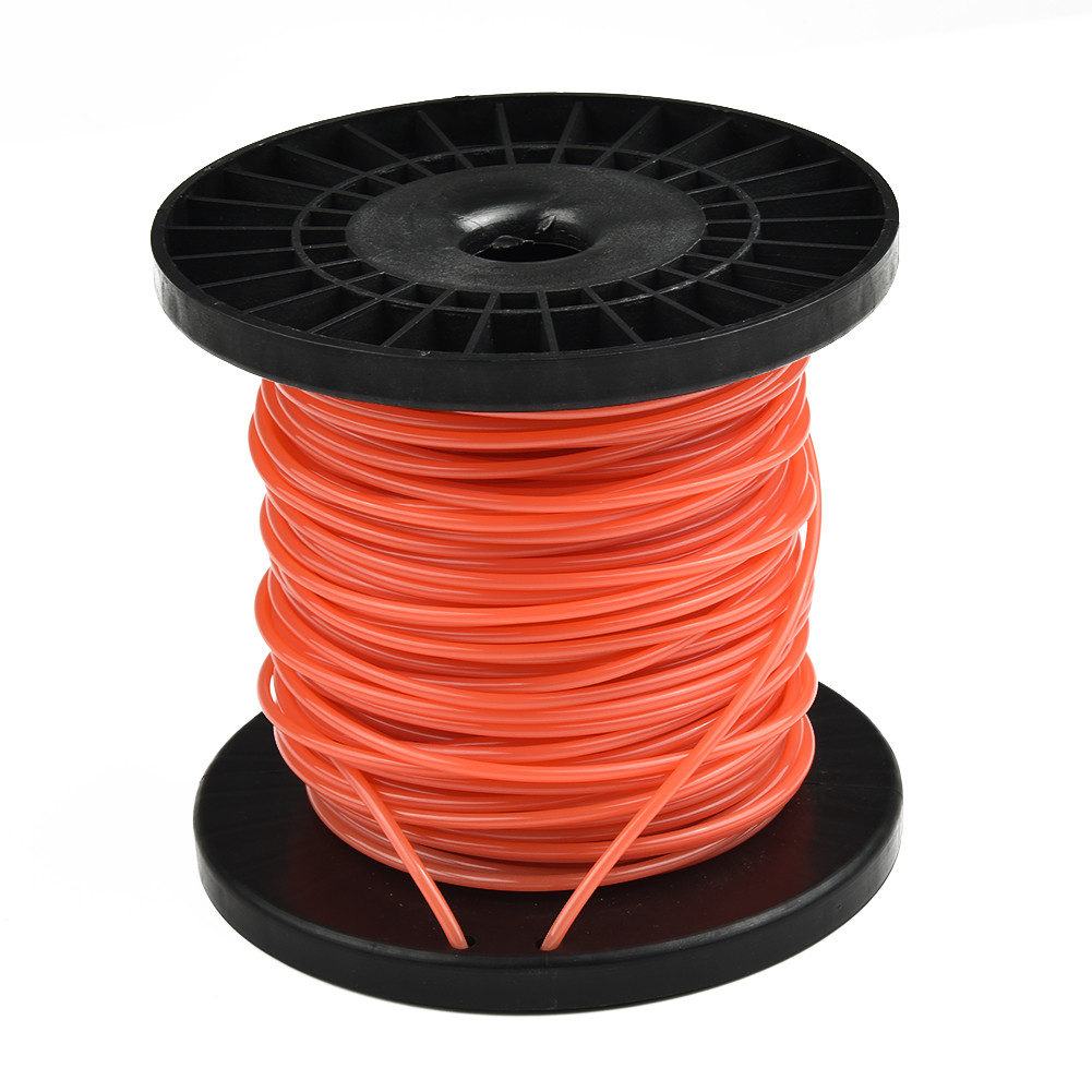 Power Tools Orange - 50m Orange Round Brushcutter Cord Line