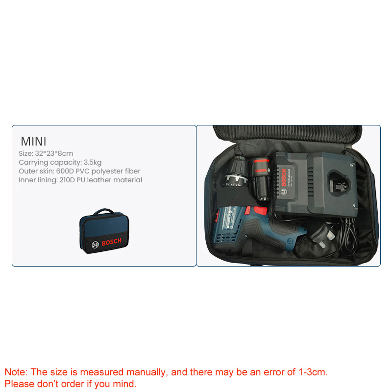 Bosch T-Bag Mini/S Canvas Tool - Power Tools Software recension och pris