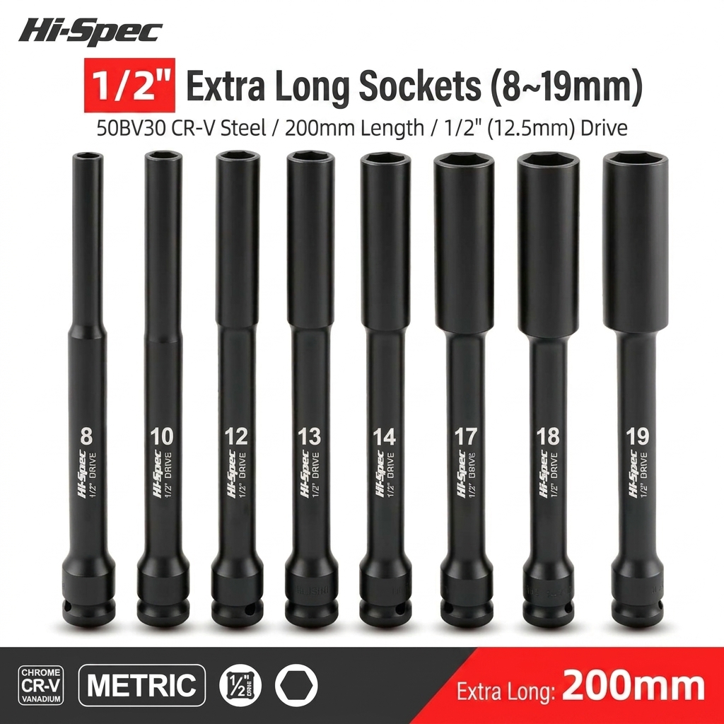 1/2 Inch Drive Extra Long Impa - Power Tools Pneumatic recension och pris