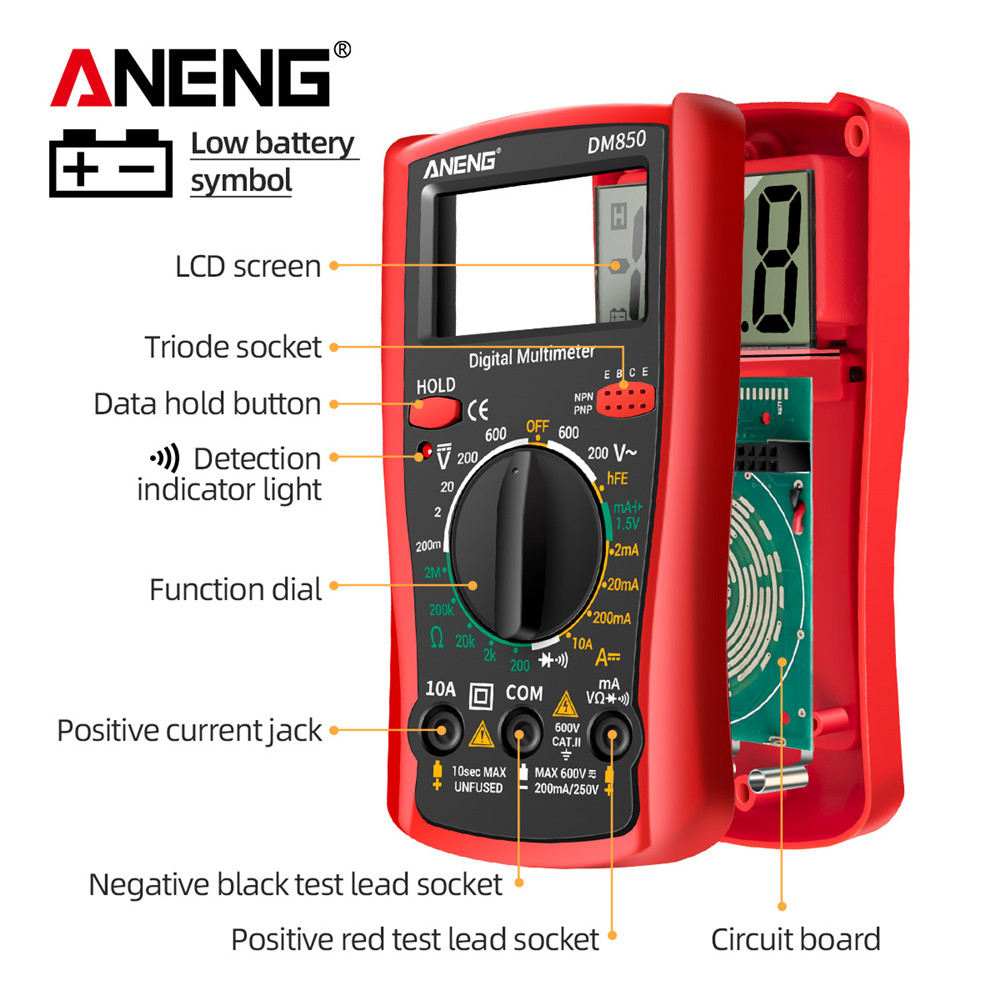 ANENG DM850 Digital Multimeter - Power Tools Software recension och pris