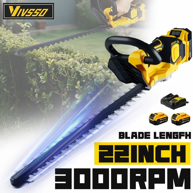 VIVSSO Cordless Electric Hedge - Power Tools Usa recension och pris