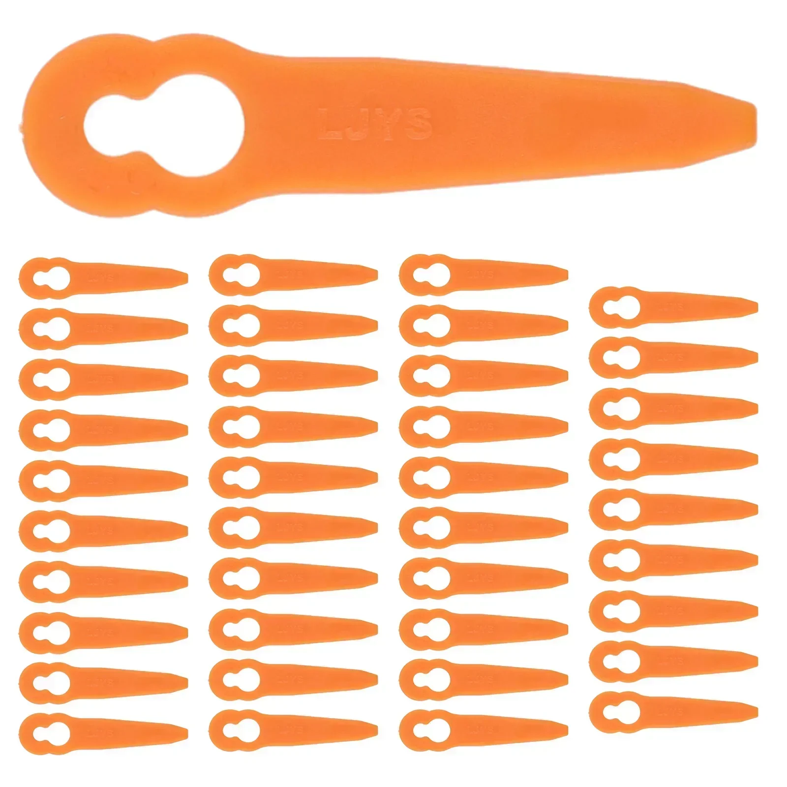 40pcs Plastic Blades Lawn Mowe - Power Tools Orange recension och pris