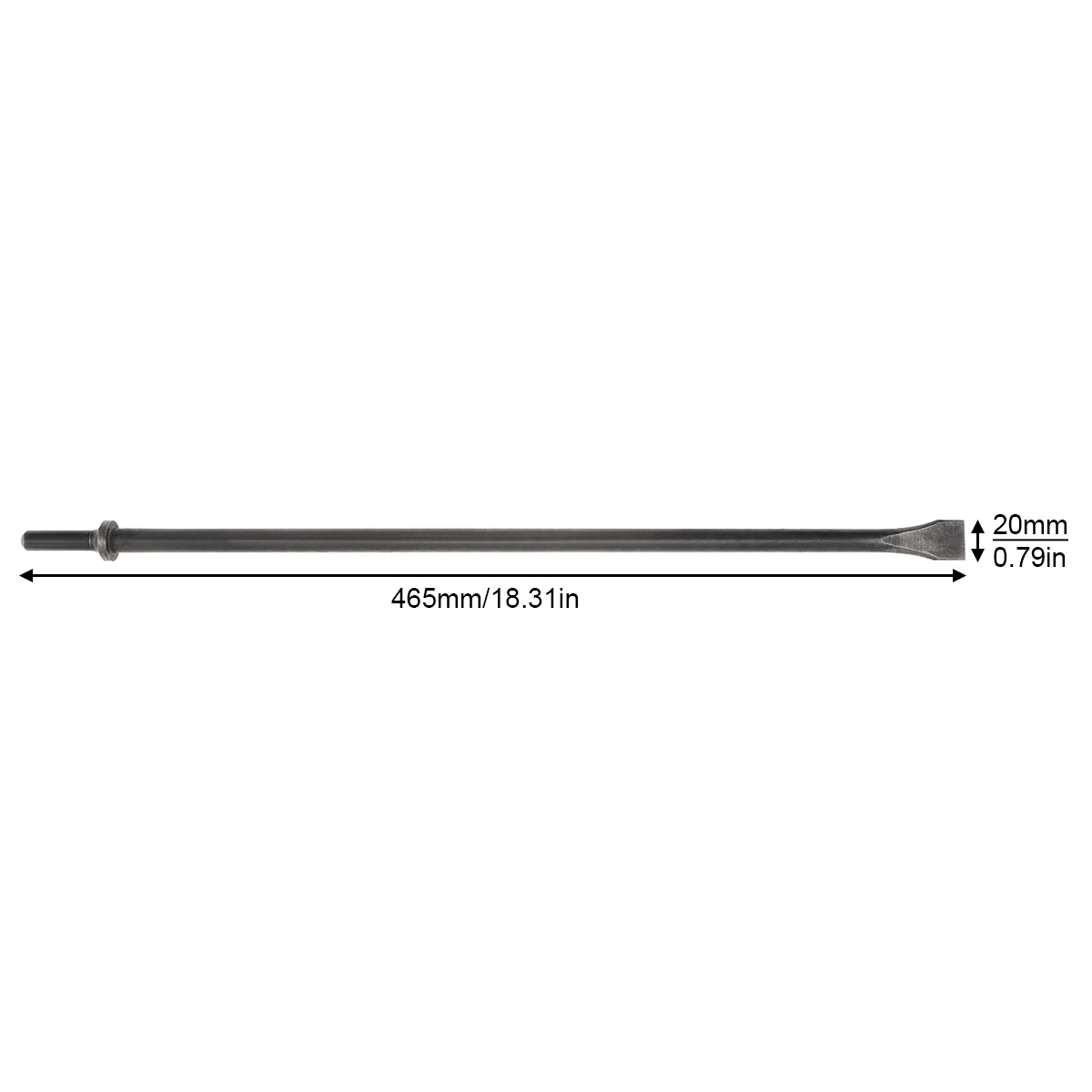 460mm Hard 45# Steel Solid 3/8 - Power Tools Pneumatic recension och pris