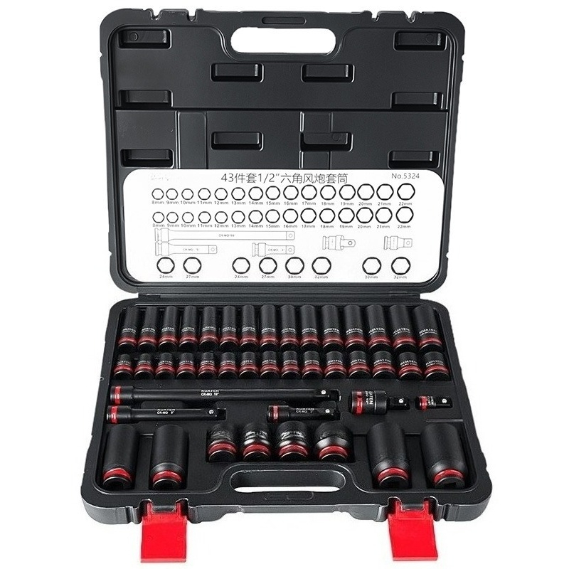 43 Pcs 1/2 Drive Extended Hex  - Power Tools Pneumatic recension och pris
