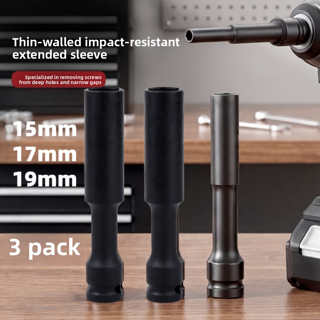 1/3pcs 1/2 inch extended thin- - Power Tools Pneumatic recension och pris