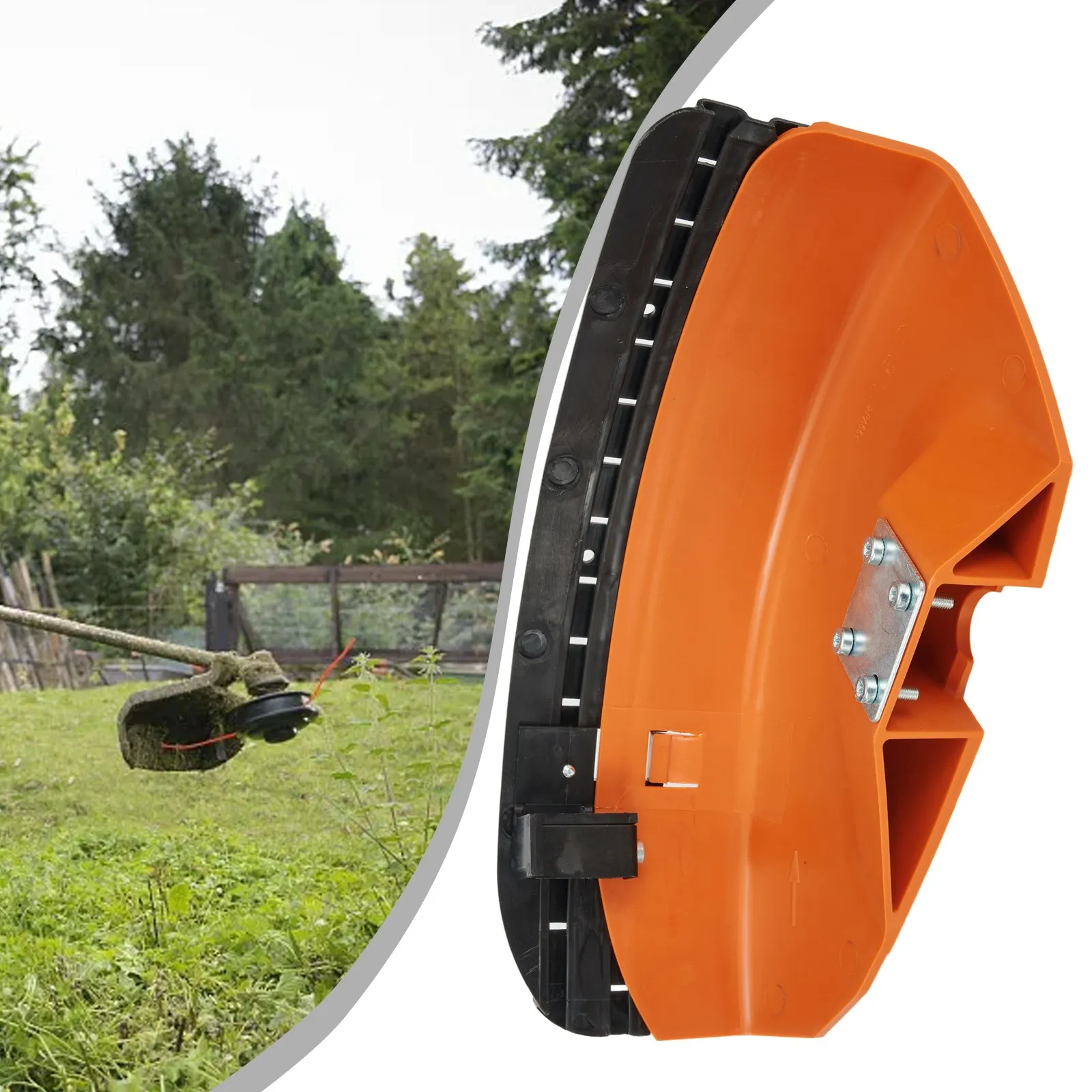 Practical Garden Trimmer Guard - Power Tools Orange recension och pris
